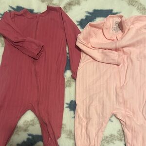 Cozy Kids One Piece Set - Pink and Red